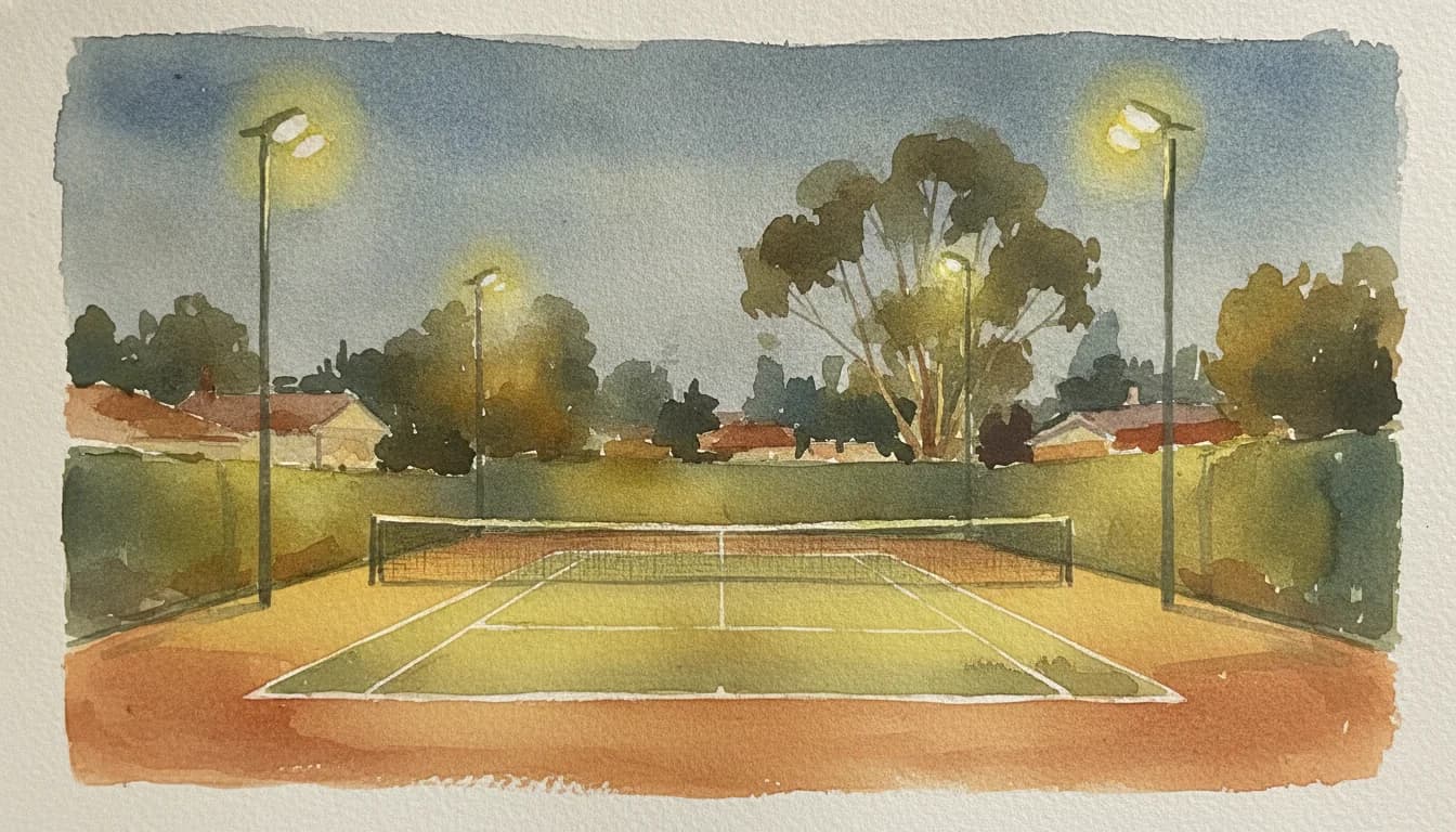 City of Monash Awards Whites Lane Tennis Lighting Contract